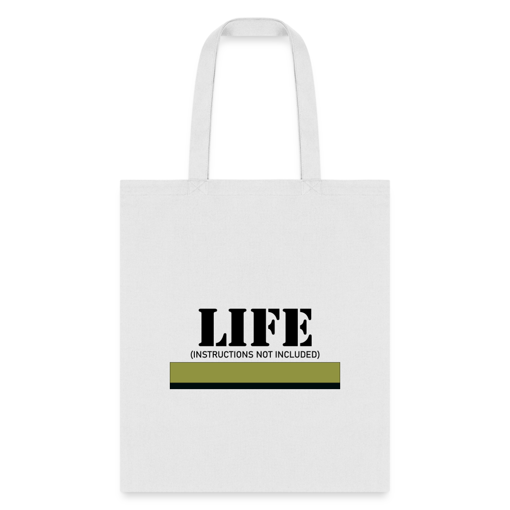 Life - Tote Bag - white