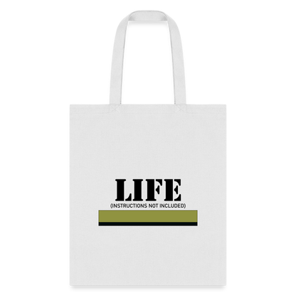 Life - Tote Bag - white