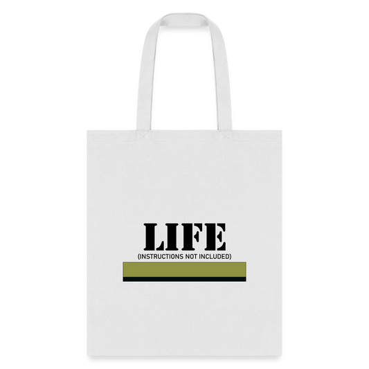 Life - Tote Bag - white