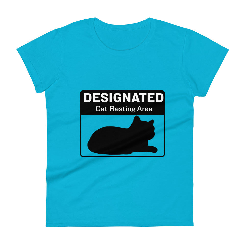 Designated Cat Resting - Slim Fit Tee