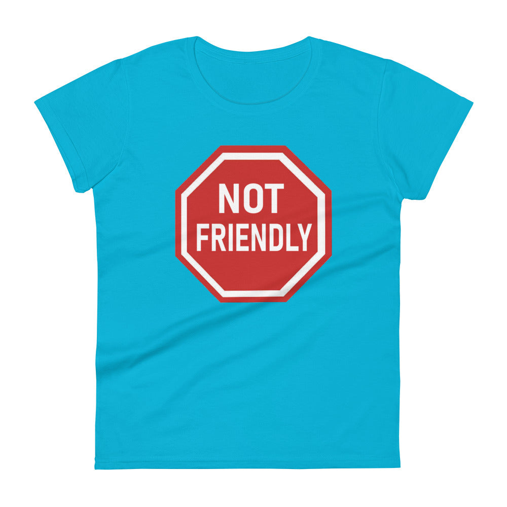 Not Friendly - Slim Fit Tee