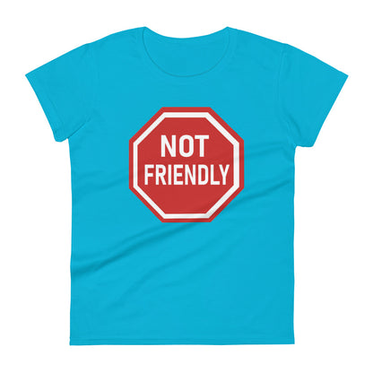 Not Friendly - Slim Fit Tee