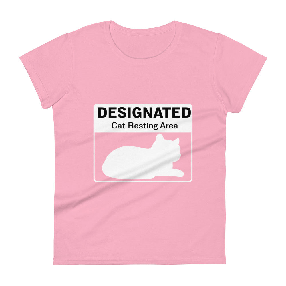 Designated Cat Resting - Slim Fit Tee