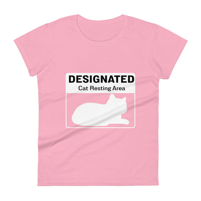 Designated Cat Resting - Slim Fit Tee