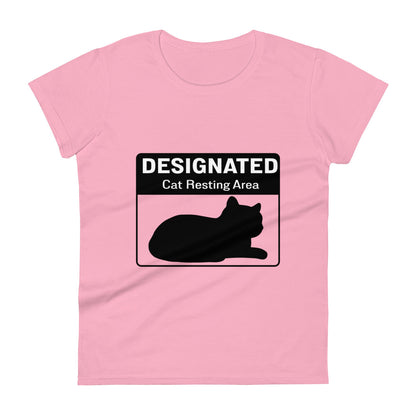 Designated Cat Resting - Slim Fit Tee