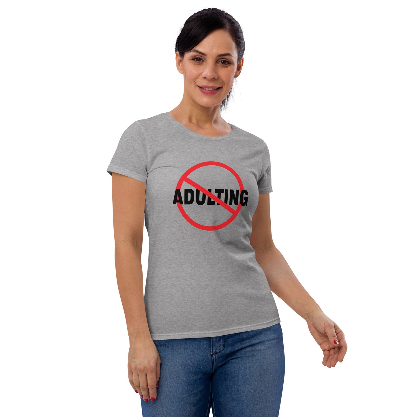 No Adulting - Slim Fit Tee