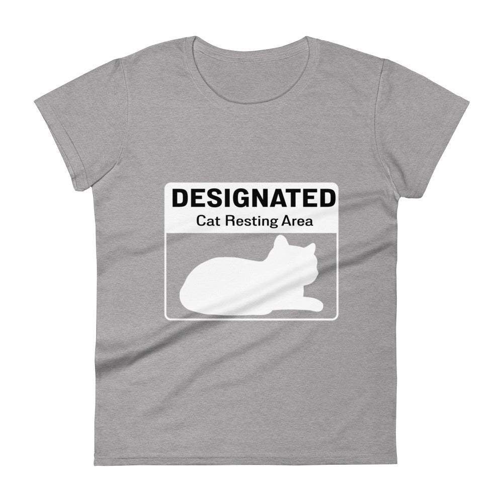 Designated Cat Resting - Slim Fit Tee