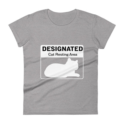 Designated Cat Resting - Slim Fit Tee