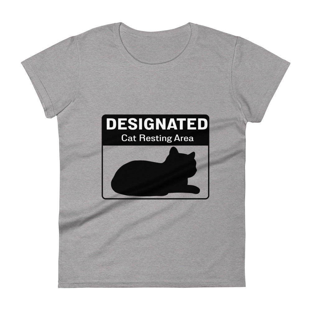 Designated Cat Resting - Slim Fit Tee