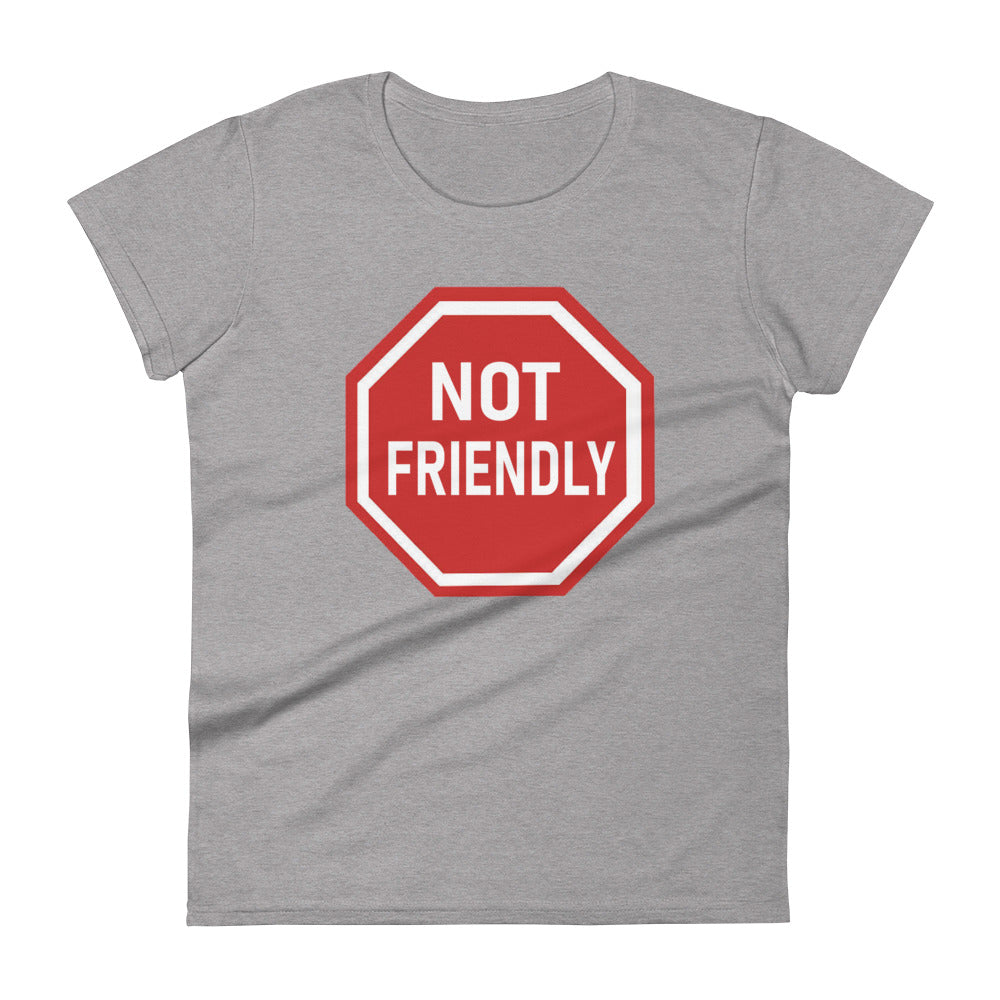 Not Friendly - Slim Fit Tee