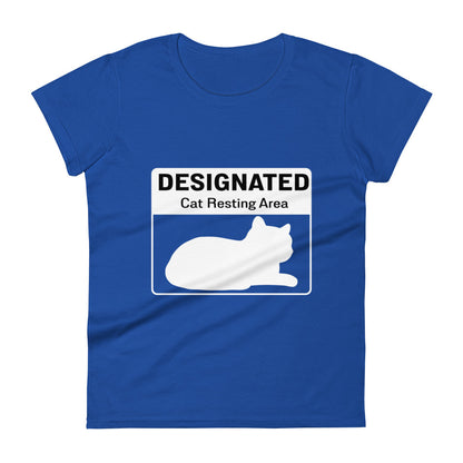 Designated Cat Resting - Slim Fit Tee