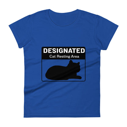 Designated Cat Resting - Slim Fit Tee