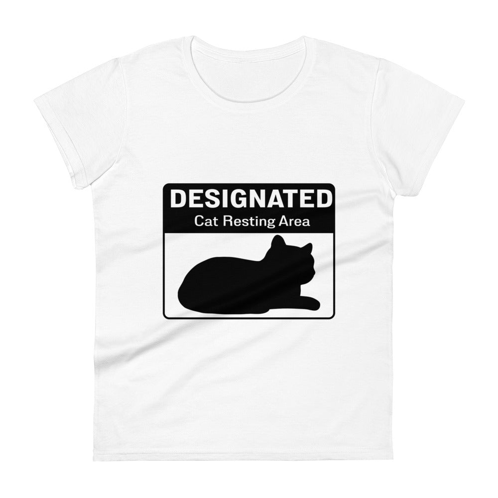 Designated Cat Resting - Slim Fit Tee